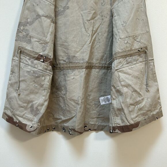 Aritzia TNA‎ Camouflage Army Jacket Tan Desert Camo Utility Shacket Size Small - Picture 8 of 8